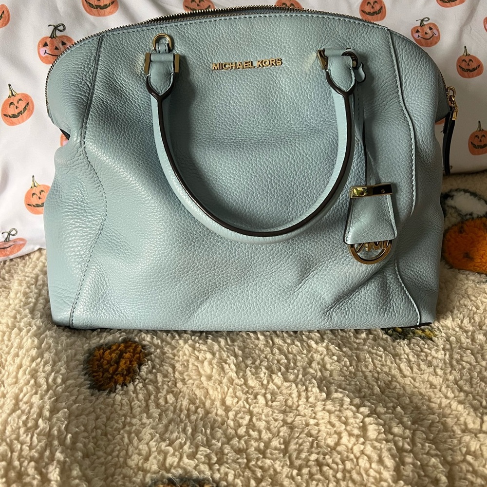 Michael Kors Sky Blue Satchel